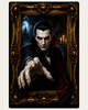 Dracula horror poster with cinematic gothic atmosphere