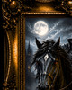 Haunted Halloween wall art inspired by Sleepy Hollow folklore