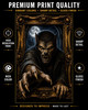 Gothic werewolf portrait collectible horror wall decor