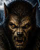 Dimensional Horror Series Wolfman haunted framed artwork