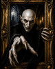 Nosferatu Haunted Portrait Gothic Vampire Wall Art Print