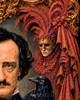 Haunted portrait style wall art for Halloween decorating, gothic gallery walls, and year-round macabre rooms