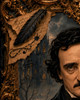 Collector poster print for Edgar Allan Poe fans seeking refined horror artwork with literary atmosphere
