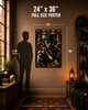 Haunted Invisible Man artwork featuring trompe l'oeil hand extending toward the viewer