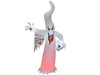 inflatable ghost holding eyeball and skull halloween decor