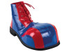 Red And Blue Patent Clown Costume Shoes