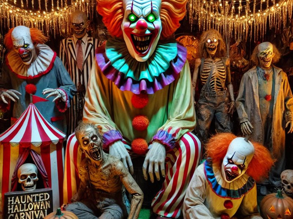 Clown Animatronics for Halloween