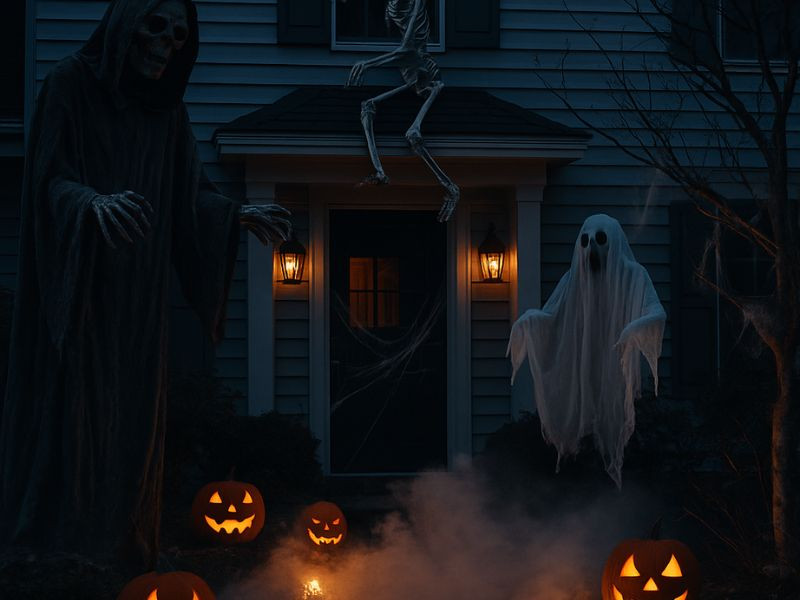 Scary Halloween Decorations for Homes in Englewood, NJ