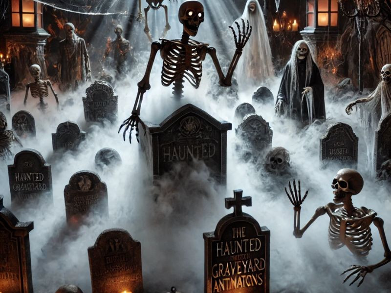 Spooktacular Graveyard Animatronics