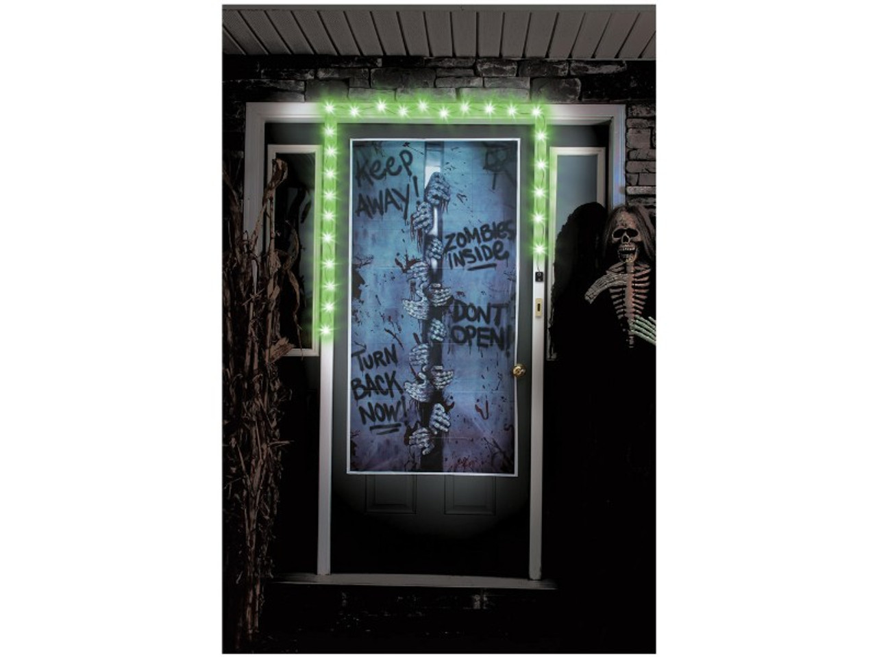 Halloween Door Cover Lights Up With Sound Sale 25 Off