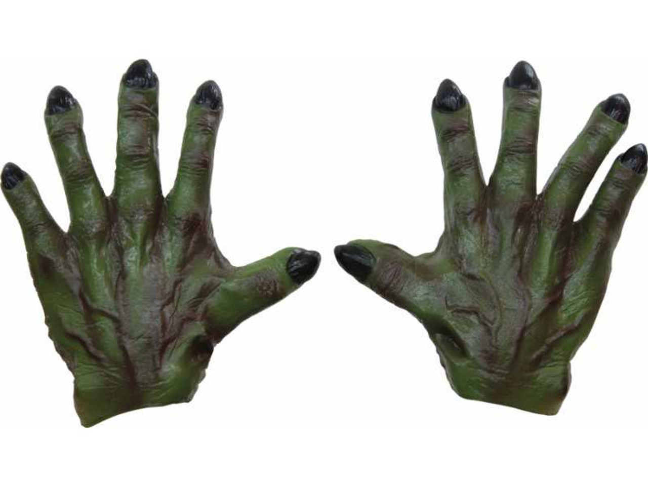 Green Latex Monster Hands