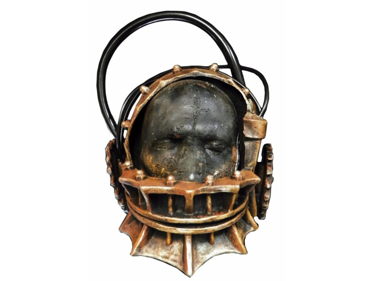 Saw Reverse Bear Trap Costume Mask 

Are you ready to play a game?

Well, you can be a part of the Saw franchise by wearing the most popular of all the torture devices from the movies.

With the Saw Reverse Bear Trap Costume Mask is a realistic, latex, metal-look that makes you appear like you just stepped out of the Saw movies!

The Saw Reverse Bear Trap Costume Mask: Now are you ready to play a game? Be sure to check out all of our Saw movie masks and costumes.

One size fits most adults.