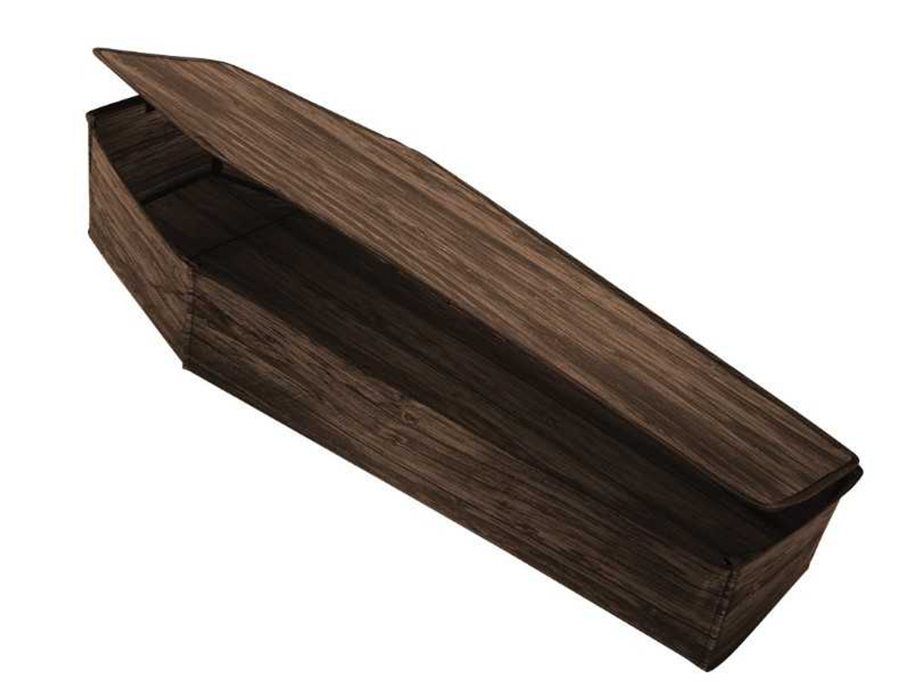 5 Ft Collapsible Brown Coffin