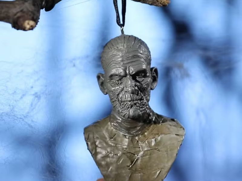 universal classic monsters curse of the mummy mini bust ornament collectible