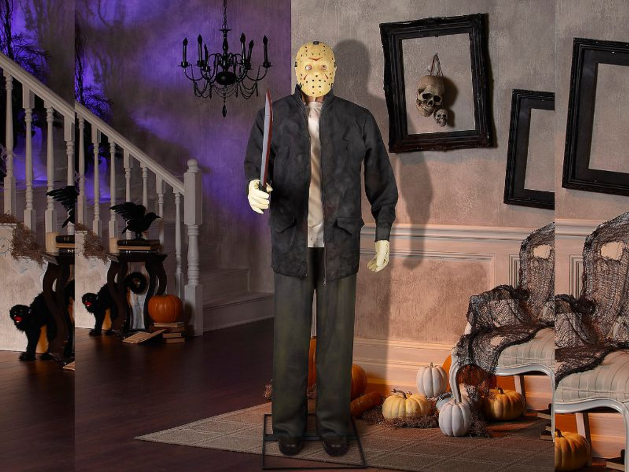 Jason Voorhees Animatronic – 76 In – Friday the 13th Halloween Prop Jason Voorhees Animatronic – 76 In – Friday the 13th Halloween Prop