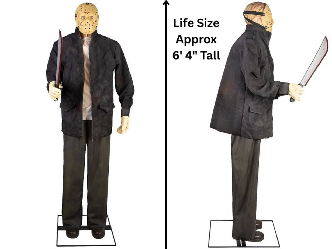 Jason Voorhees Animatronic – 76 In – Friday the 13th Halloween Prop Jason Voorhees Animatronic – 76 In – Friday the 13th Halloween Prop