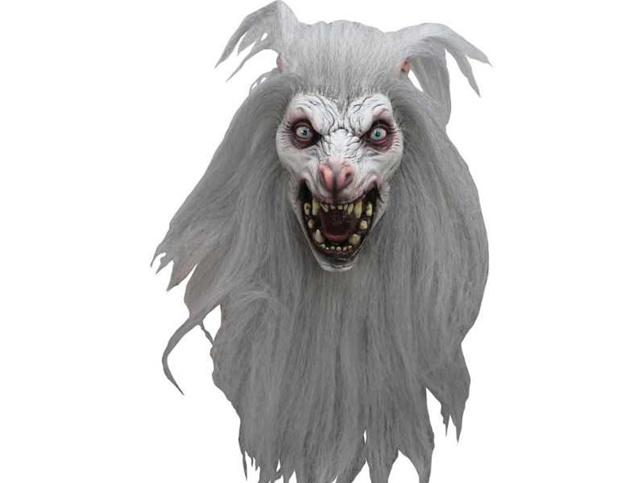 White Moon Werewolf Mask