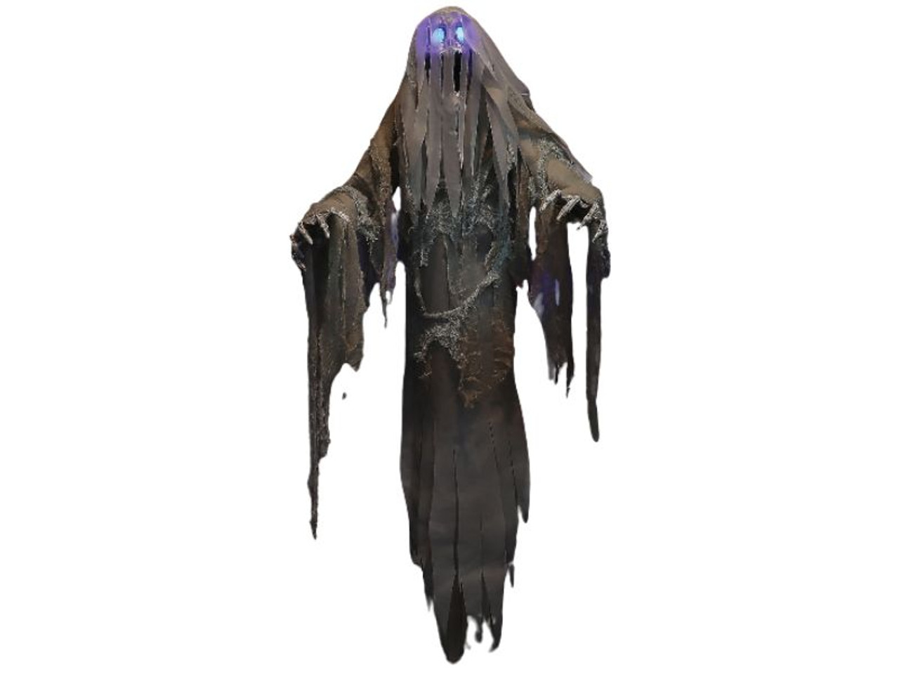 5ft Hanging Ghost Prop with LED Eyes and Creepy Sound
