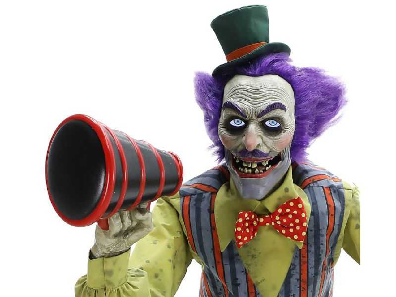 Servo Carnival Barker Animated Prop Halloween Animatronics