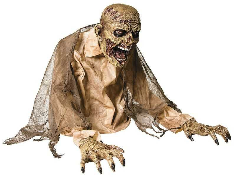 haunted house zombie fog decoration outdoor display