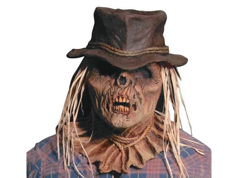adults scarecrow mask latex horror
