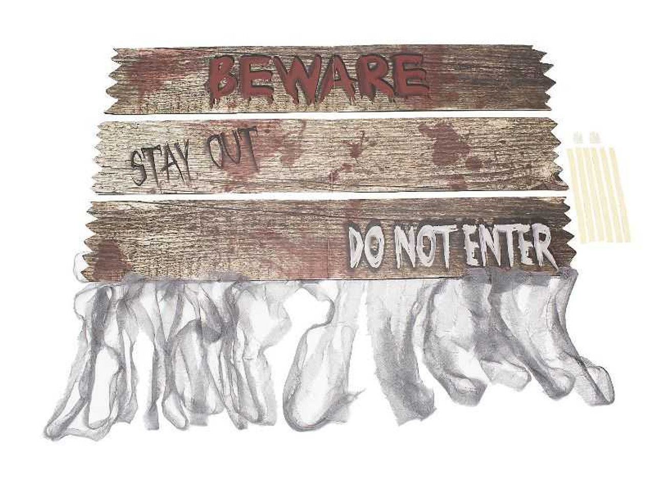 Haunted House Doorway Board Signs