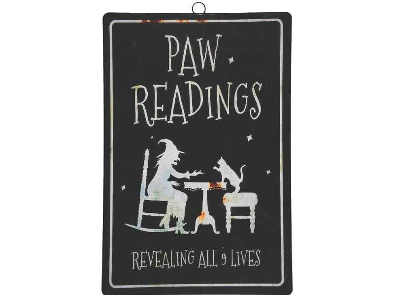 Cat Paw Readings Of 9 Lives Sign