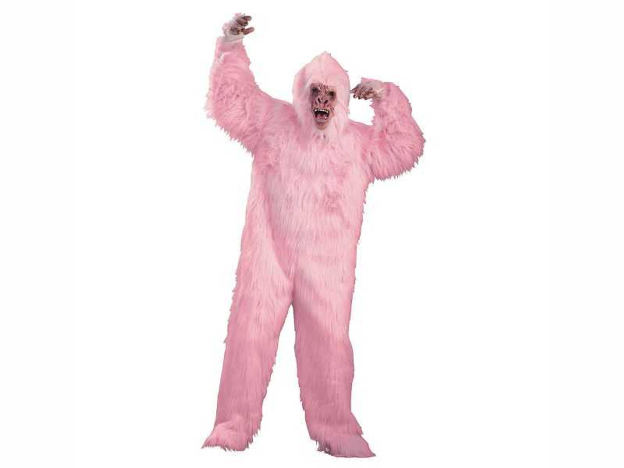 Pink Gorilla Ape Adult Costume