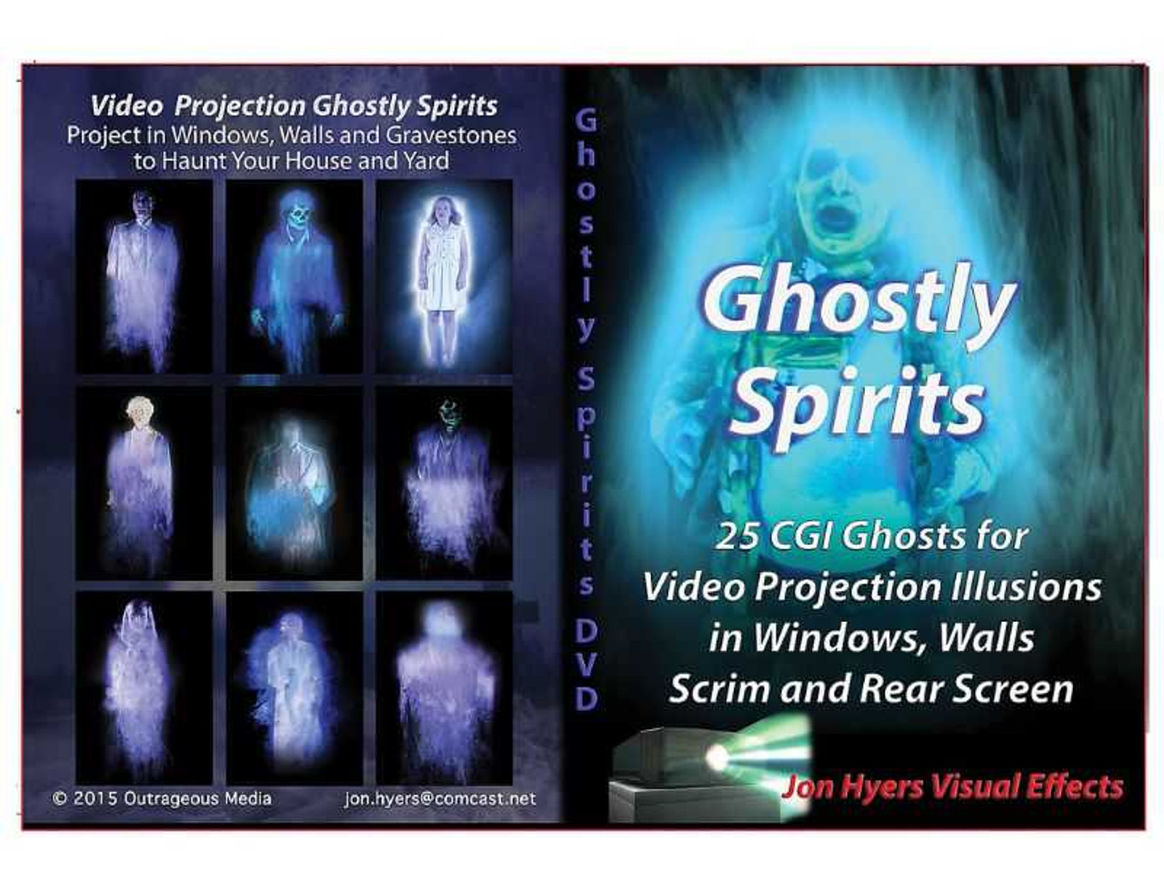 Ghostly Spirits Projection DVD