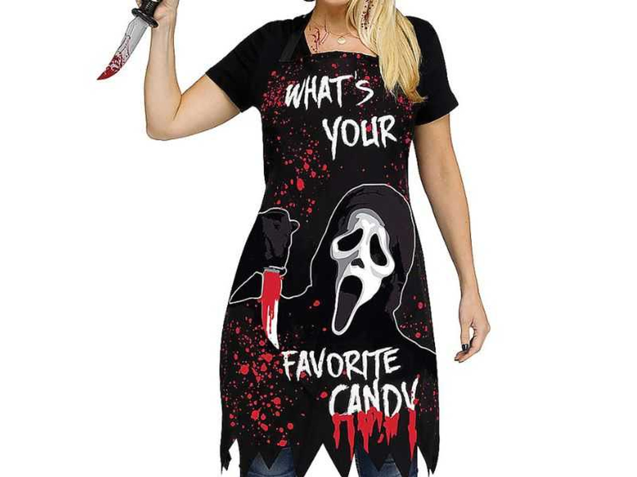 Adult Scream Ghostface Horror Apron Costume Accessory