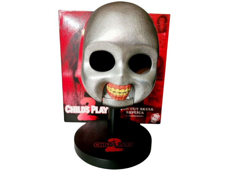 Child's Play 2 Chucky Skull Prop - Good Guys Halloween Decor