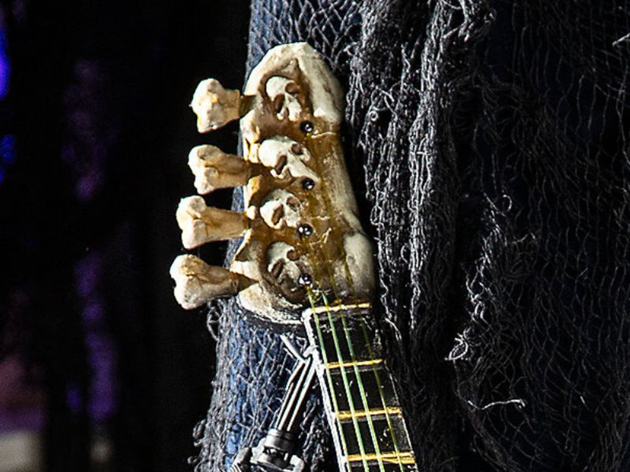 2 Ft Light-Up Ukulele-Shaped Plastic Skeleton