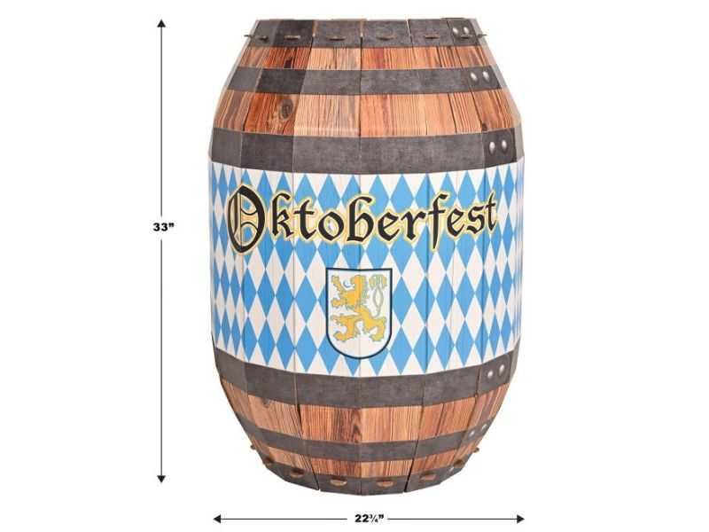 Bandeau Oktoberfest + Autocollants Cocktails - Kit 6 Bandeaux + 50 Stickers, Fête Allemande, Photo Props - 10