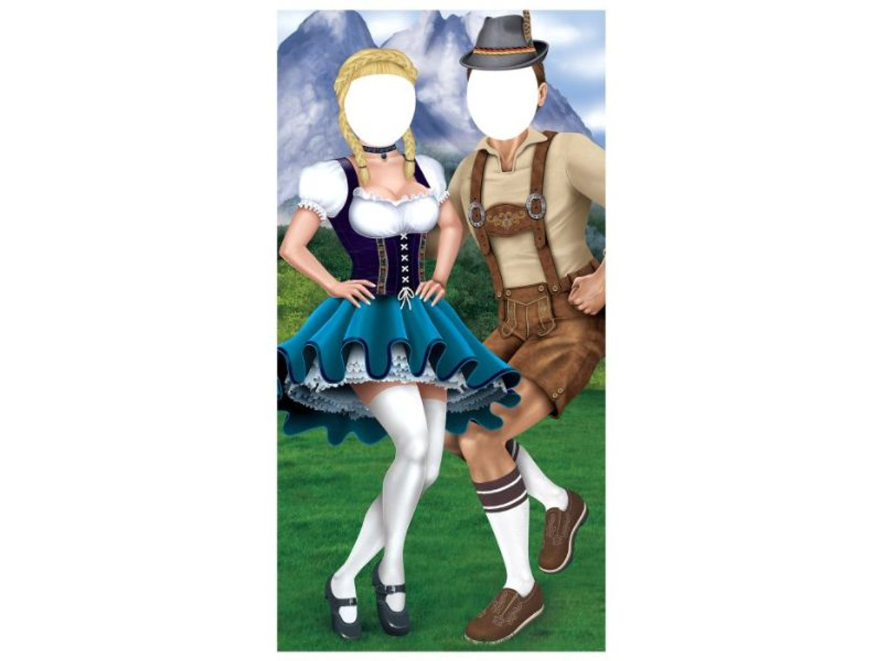 Oktoberfest Couple Photo Prop Stand-Up