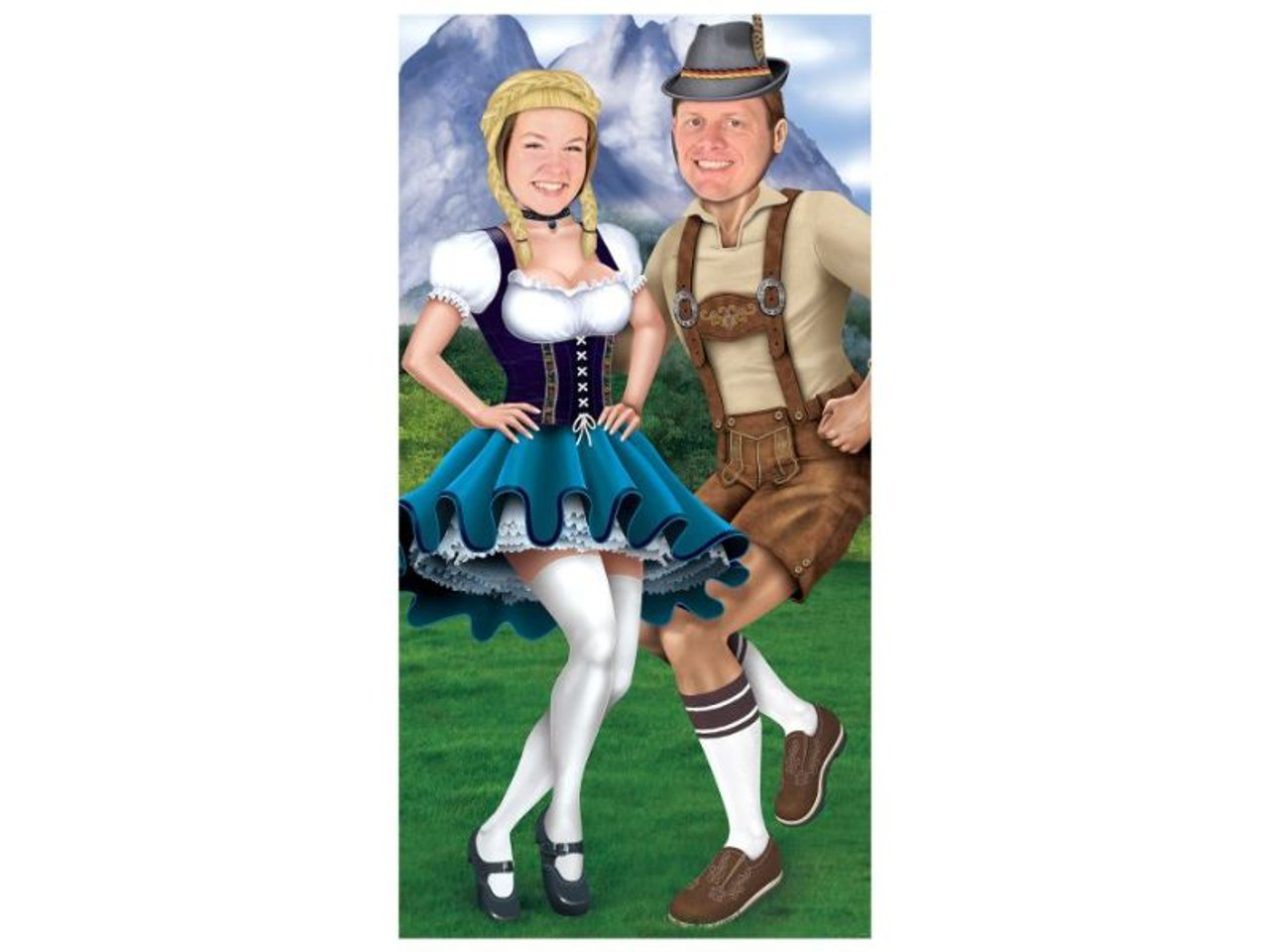 Oktoberfest Couple Photo Prop Stand-Up 