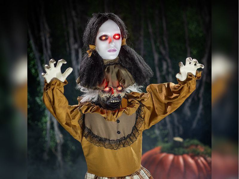 5 Ft Standing Creepy Woman Pop-Up 