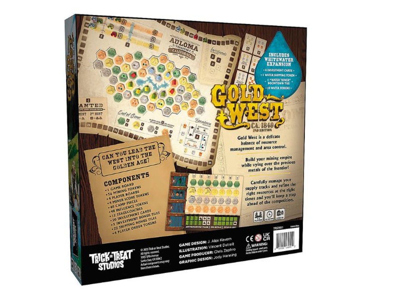 Gold West Wild West-Themed Board Game