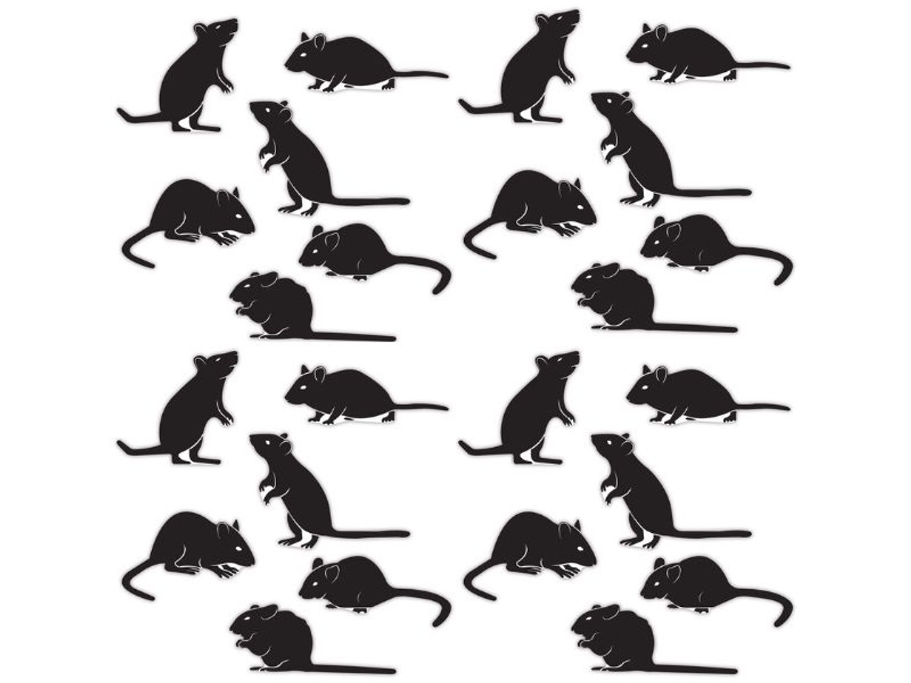 Mice Silhouettes | 4 Packs