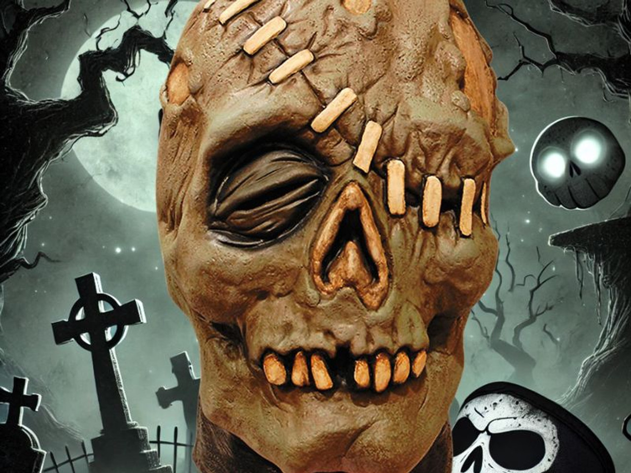 Toxictoons™ Rot Skull Mask