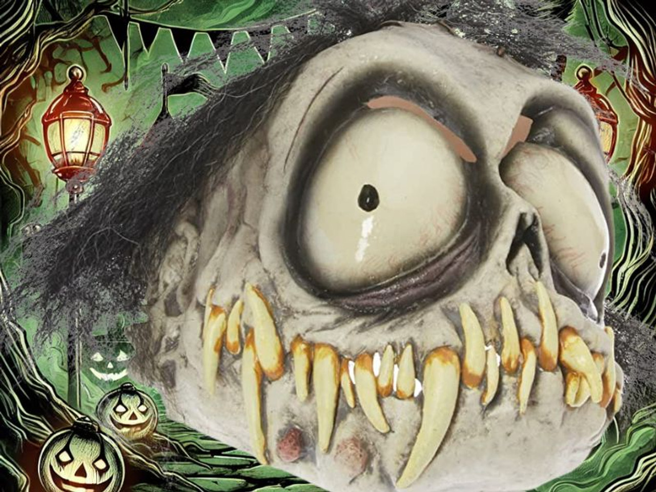 Toxictoons™ Cyanide Overhead Latex Mask