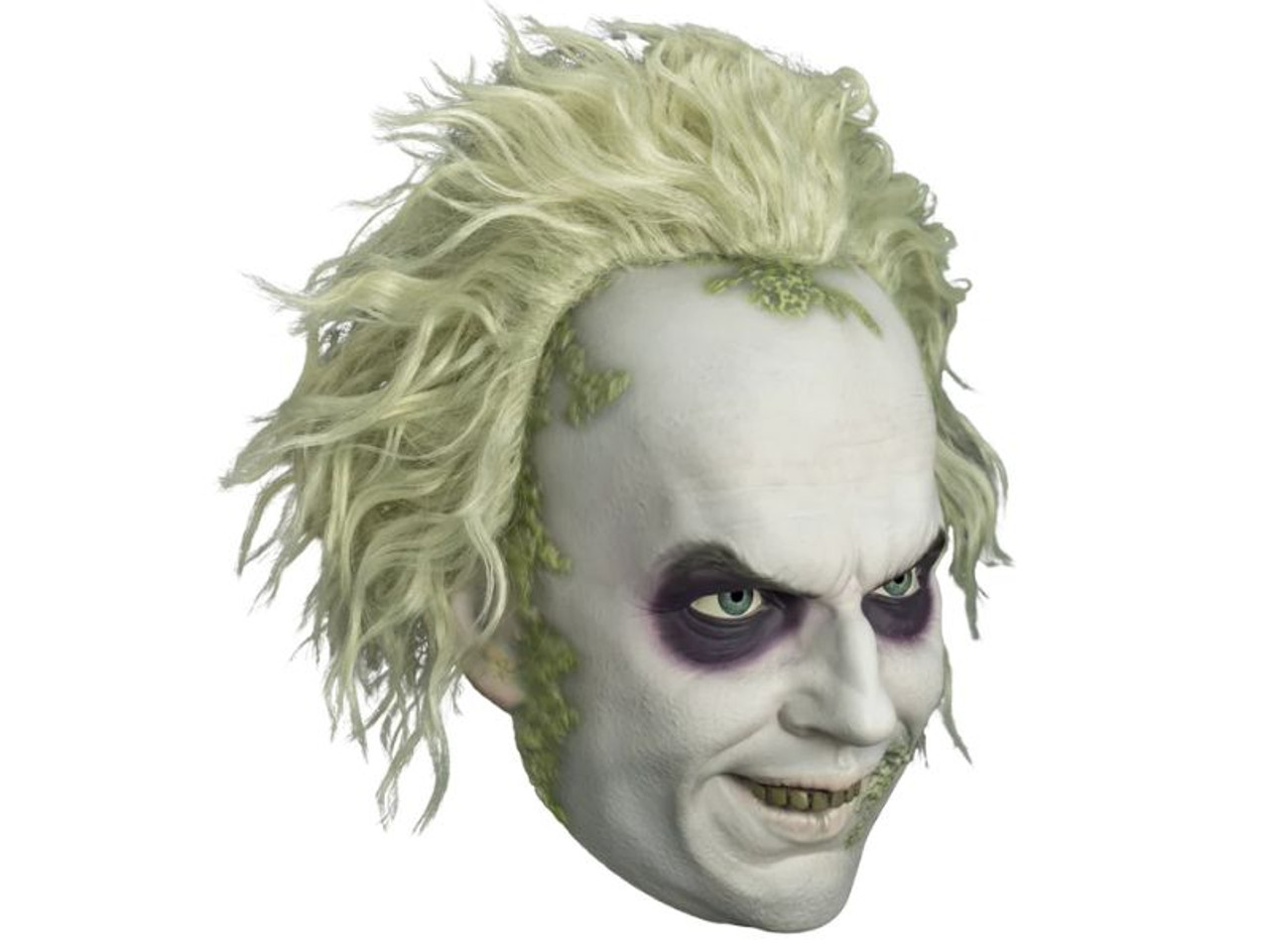 Beetlejuice Deluxe Overhead Mask with Hair - Authentic Movie Look