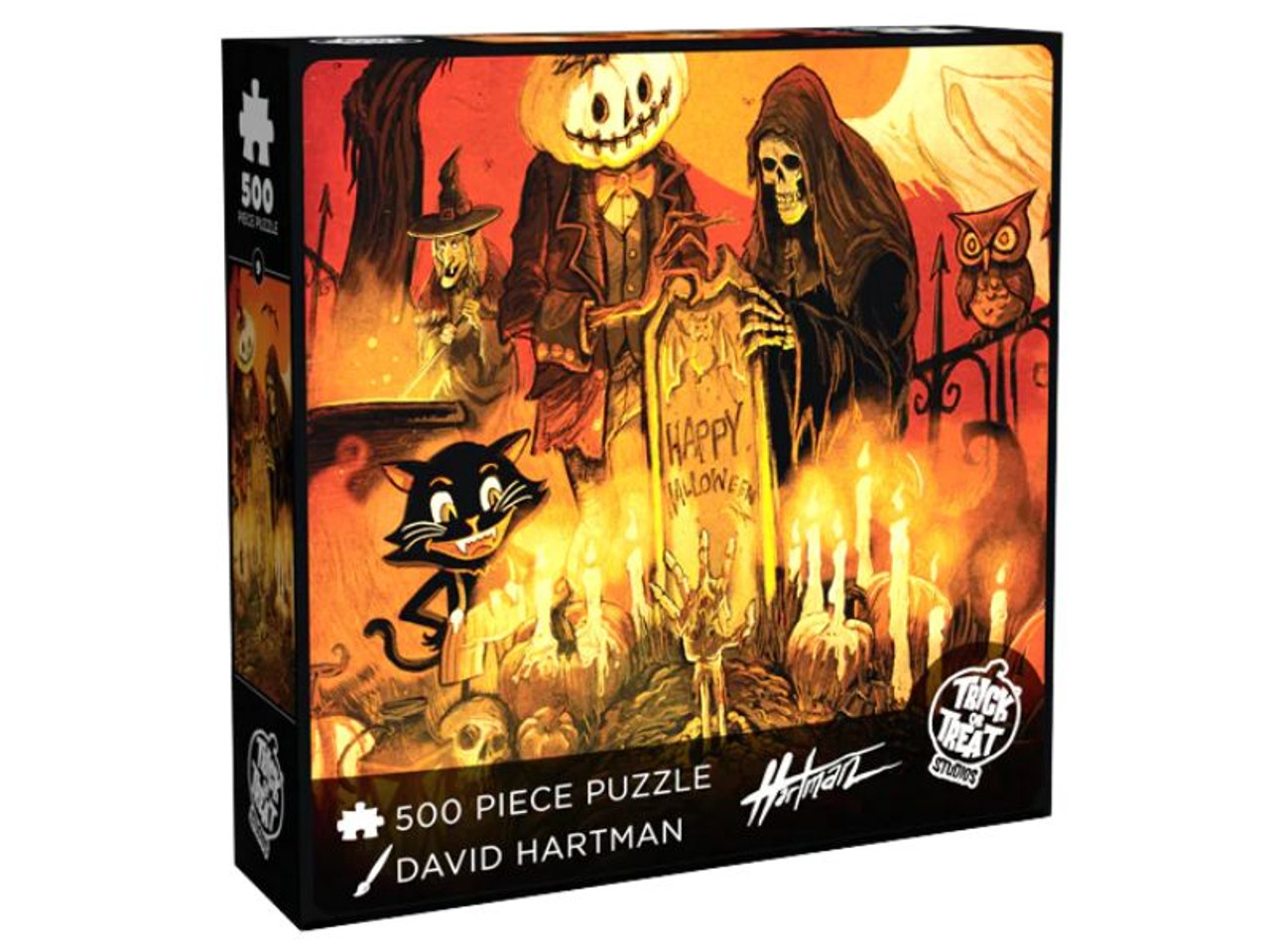 Halloween At The Cemetery Puzzle - 500 pc