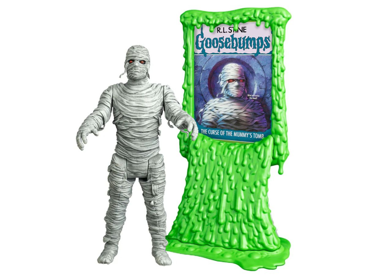 Complete Goosebumps figure set with Scarecrow, Slappy, and Mummy

