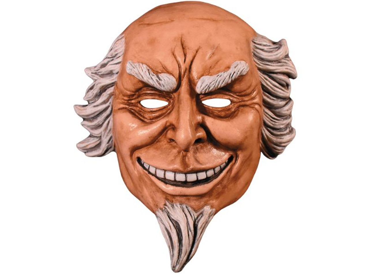 Durable plastic Uncle Sam mask with elastic band for adults