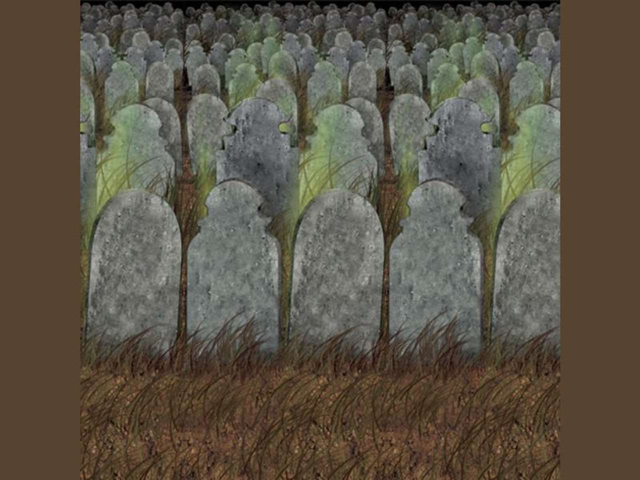 Graveyard Backdrop - 1 pc