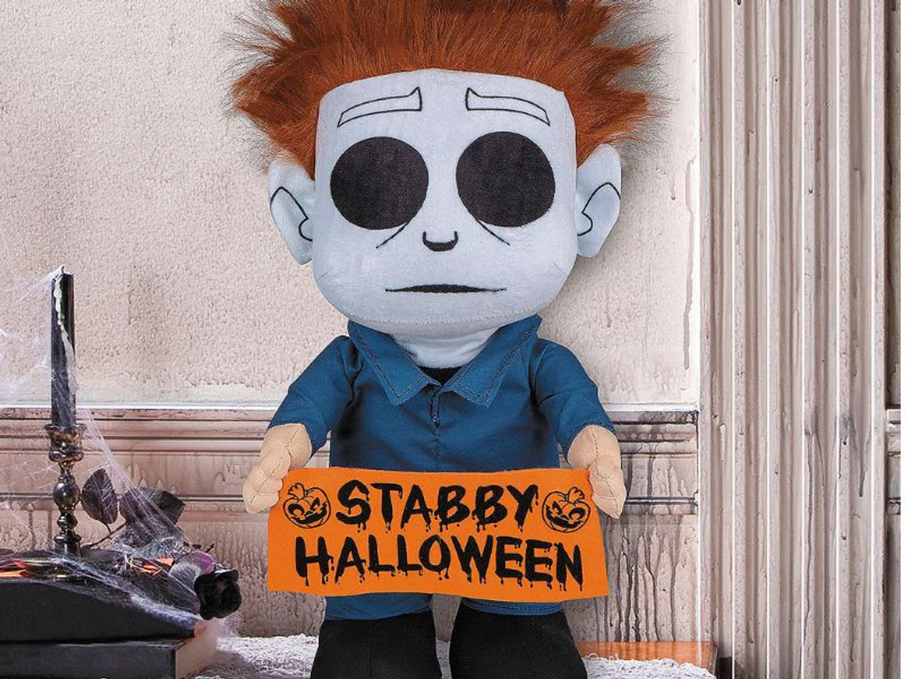Halloween Michael Myers with Sign Tabletop