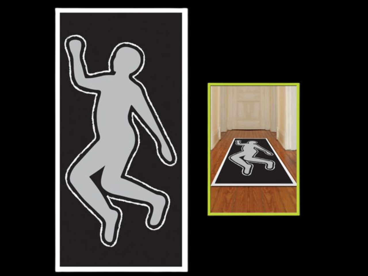 Crime Scene Investigation Body Silhouette - 3 pcs