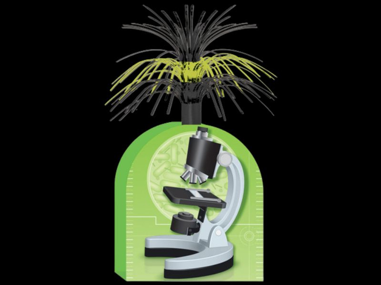 Crime Scene Investigation Microscope Centerpiece