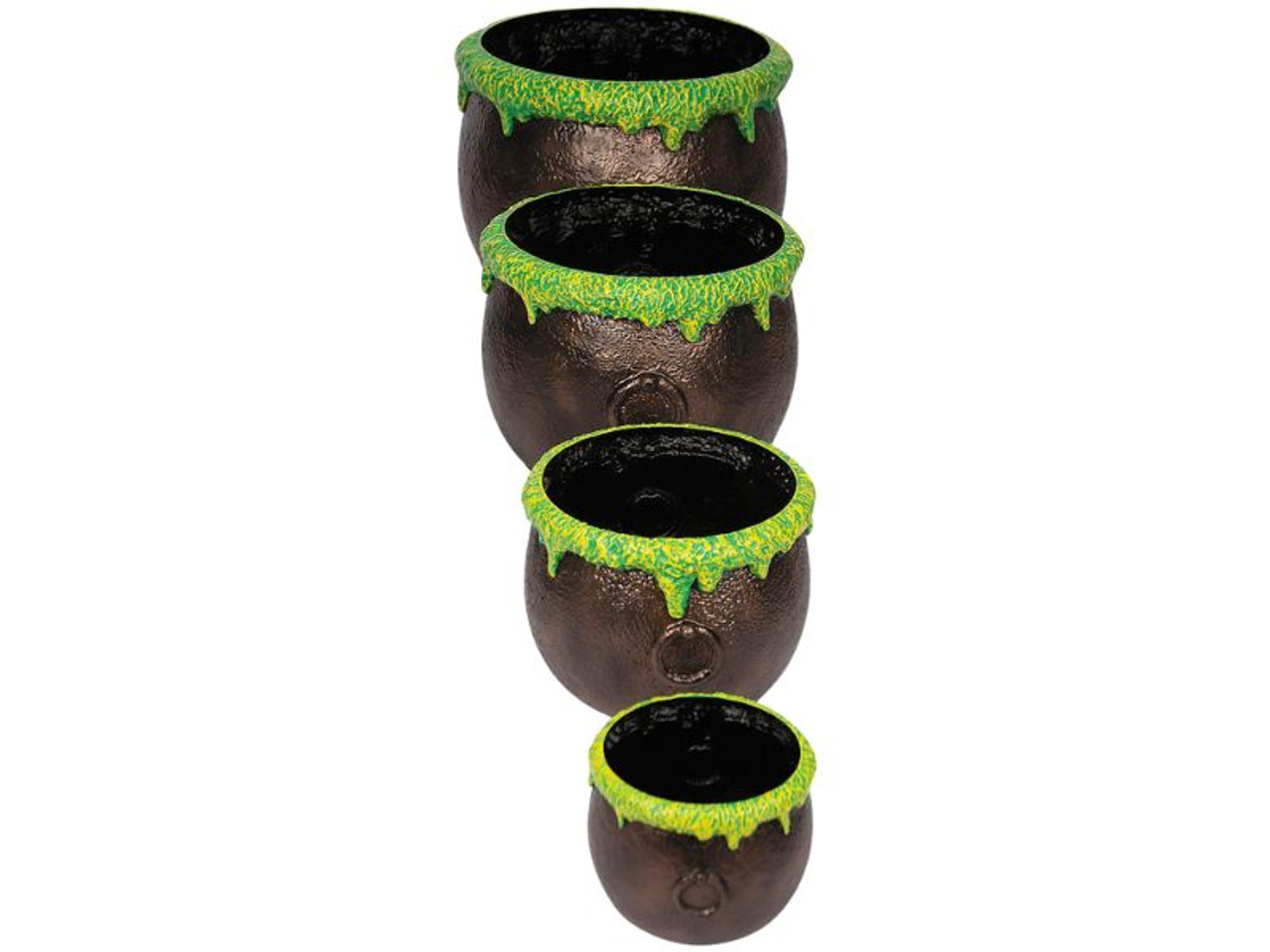 Nesting Bubbled Over Cauldrons - 4 pcs