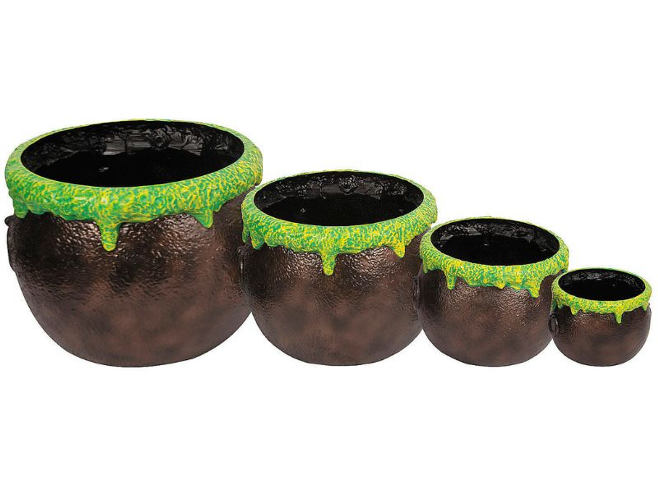 Nesting Bubbled Over Cauldrons - 4 pcs